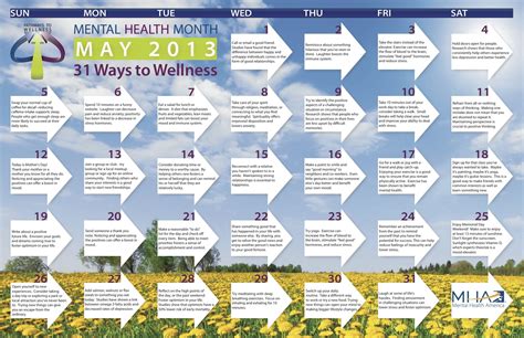 2024 Health Calendar .